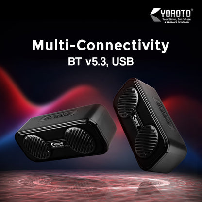 Wireless Bluetooth Speaker 15W with Retro Design & Memory Card Support – Multicolor Cluxe YO-440 BTL