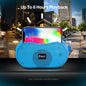 10W Wireless Bluetooth Portable Speaker | Up to 3 Hours Playback, YOROTO Signature Sound & TWS | Yoroto YO-389 – Yellow/Sky Blue/Orange/Grey/Black