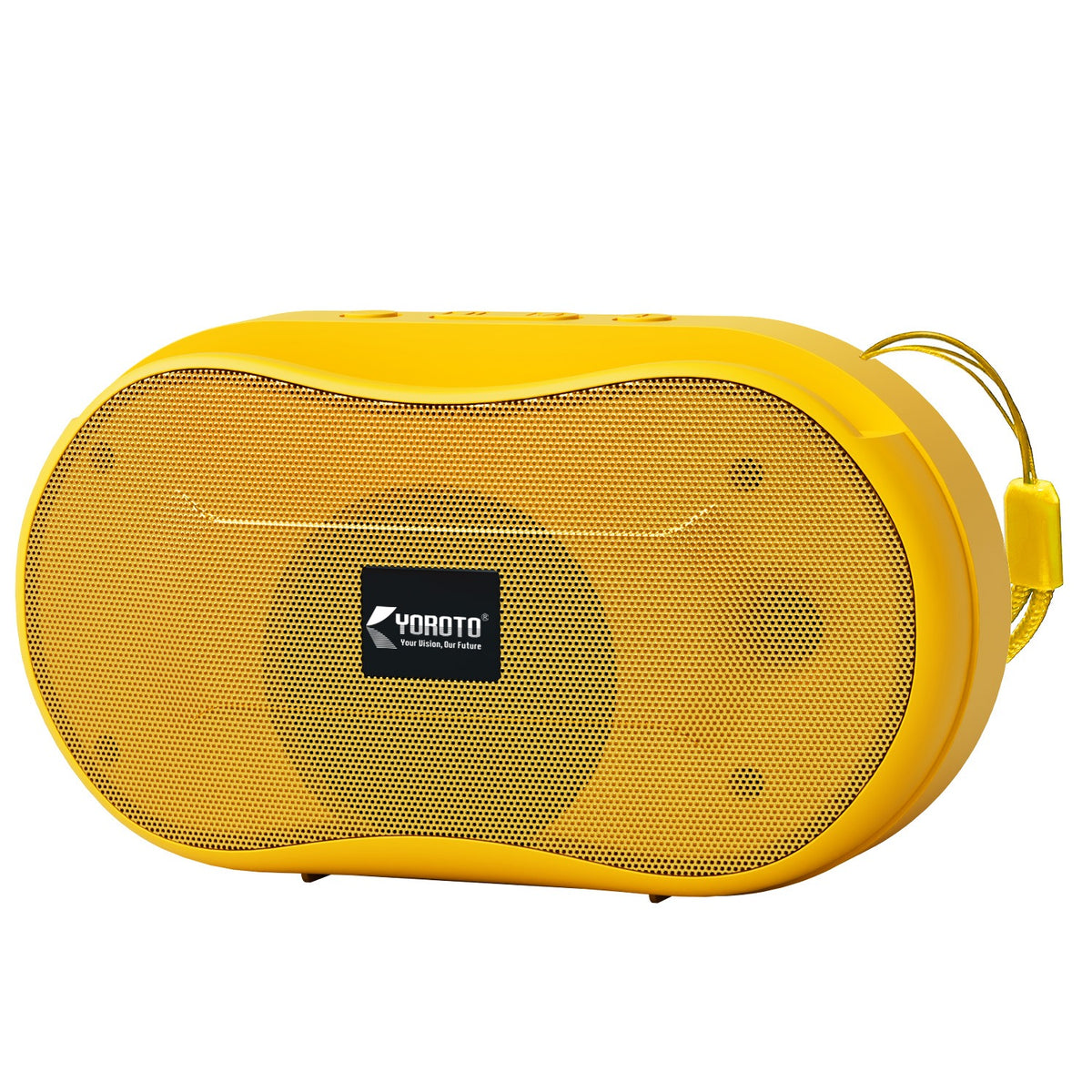 10W Wireless Bluetooth Portable Speaker | Up to 3 Hours Playback, YOROTO Signature Sound & TWS | Yoroto YO-389 – Yellow/Sky Blue/Orange/Grey/Black