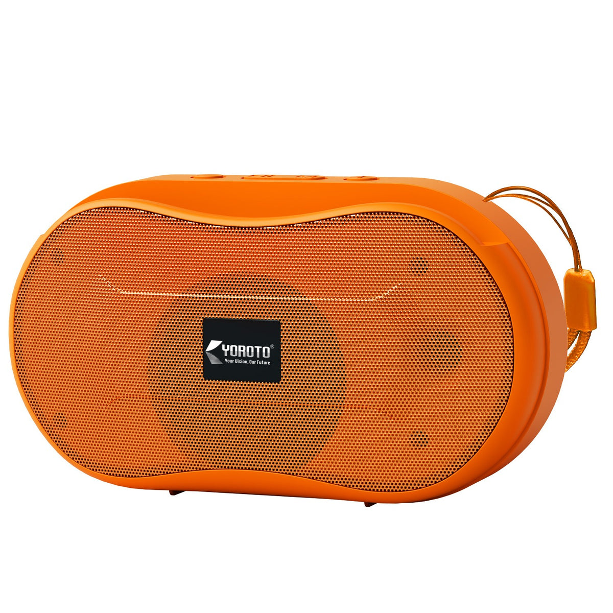 10W Wireless Bluetooth Portable Speaker | Up to 3 Hours Playback, YOROTO Signature Sound & TWS | Yoroto YO-389 – Yellow/Sky Blue/Orange/Grey/Black
