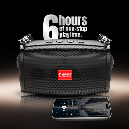 Wireless Bluetooth Speaker 12W Deep Bass Portable Party Speaker YOROTO Beat Box-1
