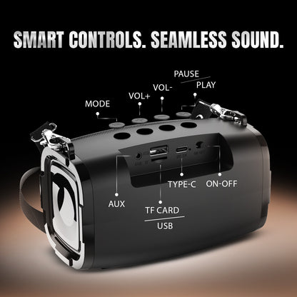 Wireless Bluetooth Speaker 12W Deep Bass Portable Party Speaker YOROTO Beat Box-1