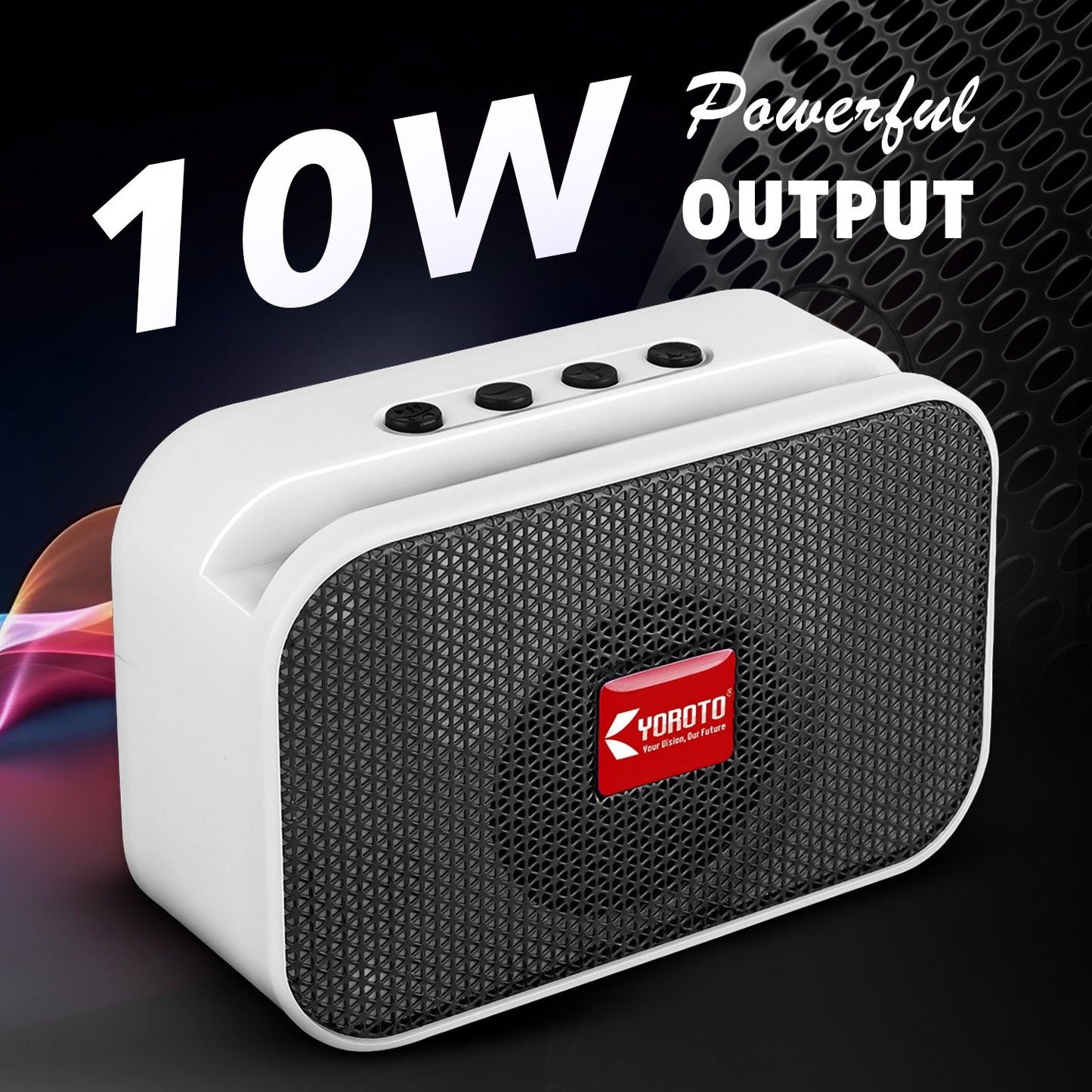 Bluetooth Speaker 10W High Bass YOROTO Portable Thunder Sound Blue Stereo Speaker A011