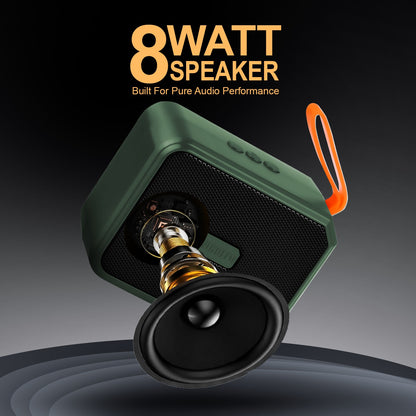 Wireless Bluetooth Speaker 8W 6H Playback TWS Pairing All-In-One Connectivity YOROTO YO-353