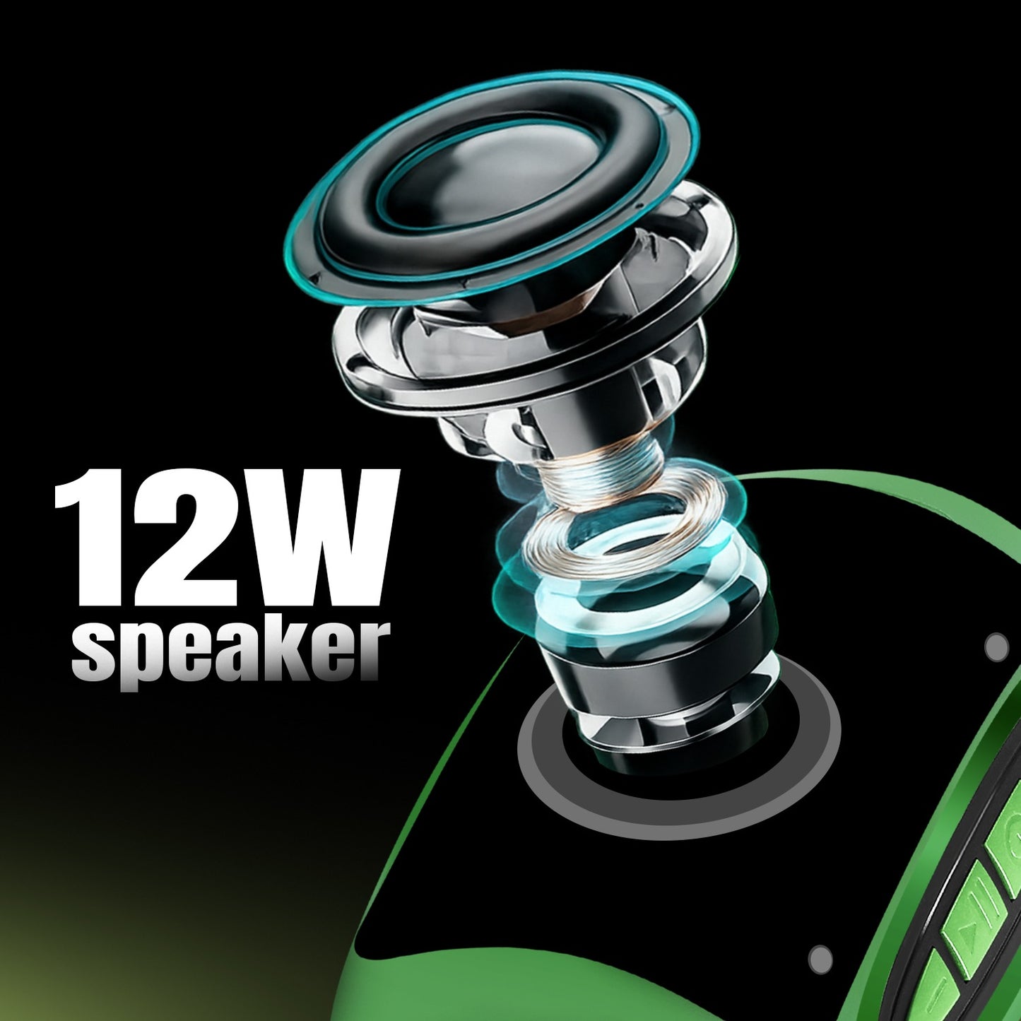 Wireless Bluetooth Speaker 12W TWS 6H Playback USB TF Card YOROTO YO-373-BT