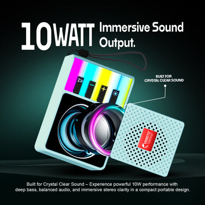 Wireless Bluetooth Speaker 10W – Immersive Sound & TWS YOROTO YO-384