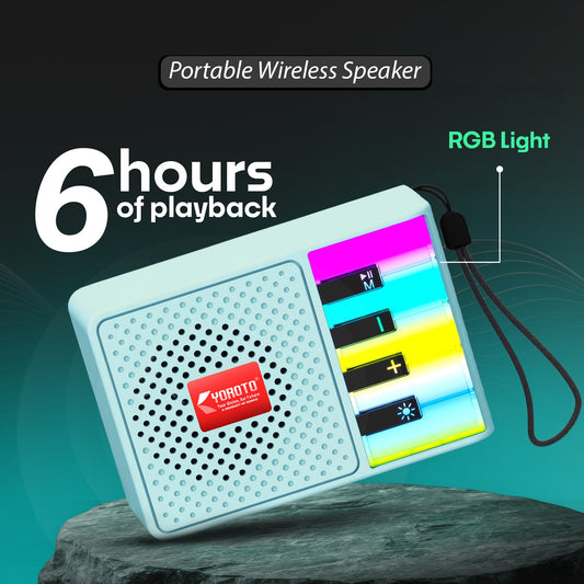 Wireless Bluetooth Speaker 10W – Immersive Sound & TWS YOROTO YO-384