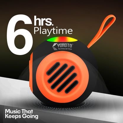 Wireless Bluetooth Speaker 12W 6H Playtime TWS Pairing All-In-One Connectivity YOROTO YO-390