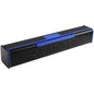 Wireless Bluetooth Soundbar 20W RGB Light Punchy Bass Speaker Blue Black YOROTO YO-413BTL