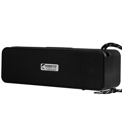 Wireless Bluetooth Speaker Deep Bass Portable Soundbar 16W Blue Black YOROTO YO-421BT