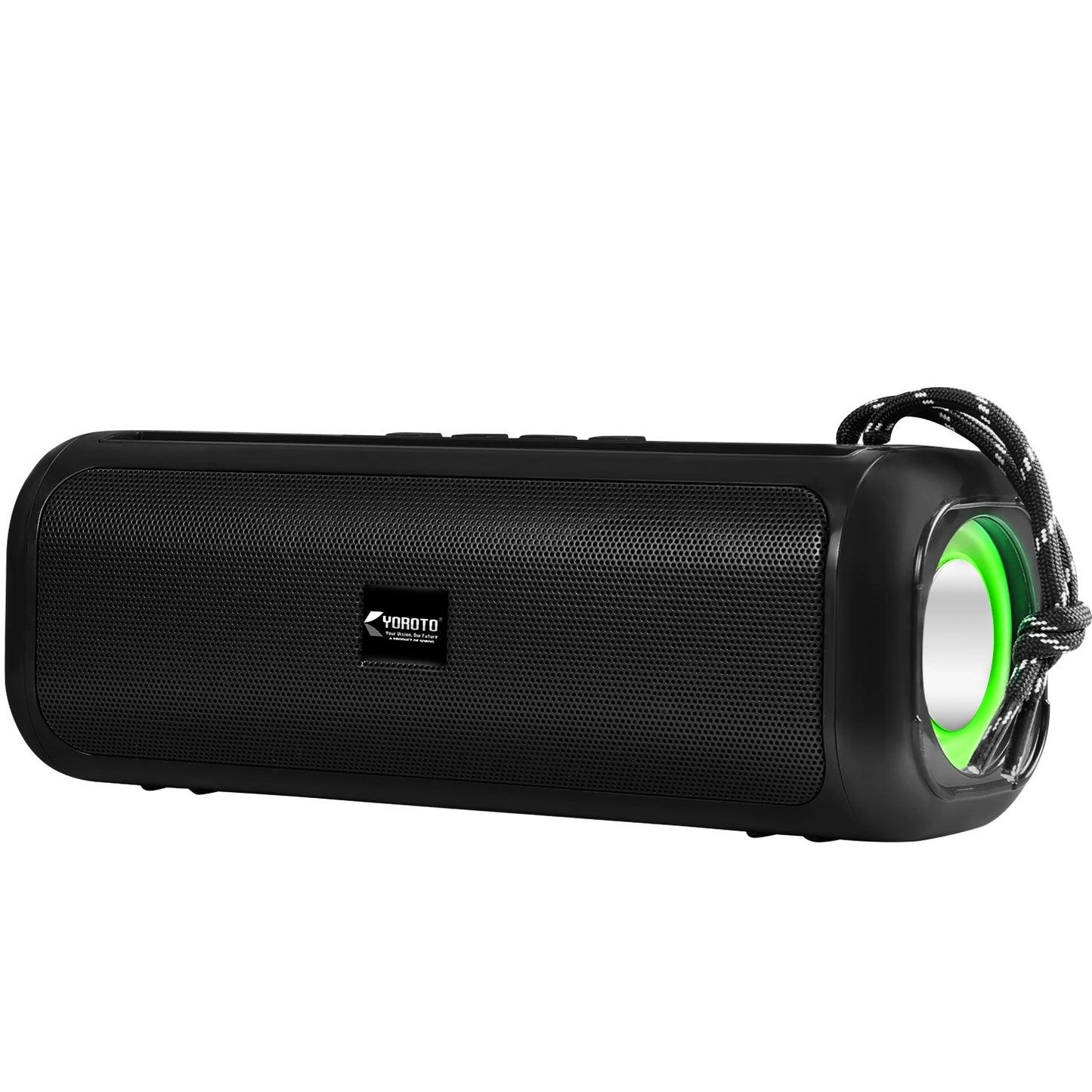 Wireless Boombox Bluetooth Speaker 16W RGB Effects Extra Bass Boost Black YOROTO YO-430-BTL