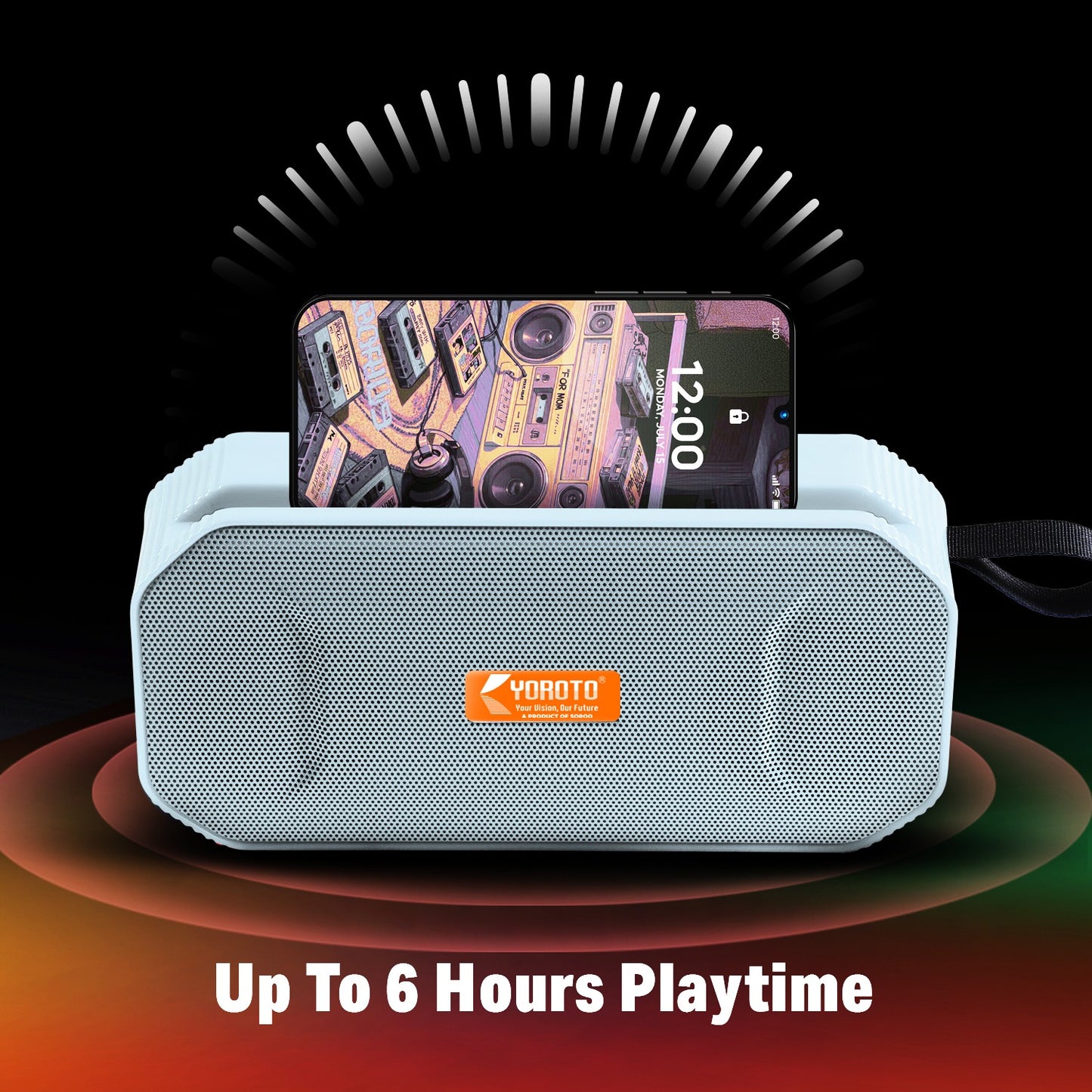 Wireless Party Speaker 16W – Thunder Sound & High Bass YOROTO YO-441-BTL