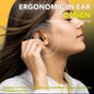 Wired Earphones with Mic | YOROTO YO-A22 13mm Dynamic Driver AUX Earphones – Yellow