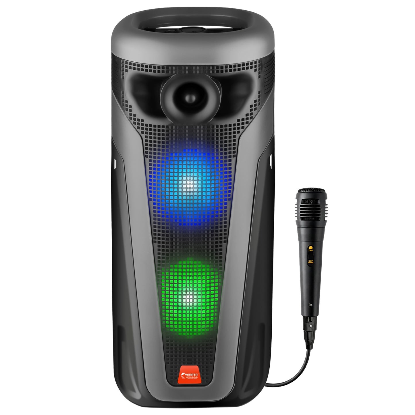 Wireless Party Speaker 60W – RGB Lights & Karaoke Mic YOROTO YO-J30
