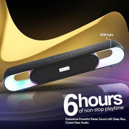 Wireless Bluetooth Speaker 20W, 6 Hours Playback & TWS Pairing YOROTO YO-SP-28