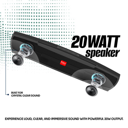 Wireless Bluetooth Speaker 20W, 6 Hours Playback & TWS Pairing YOROTO YO-SP-32