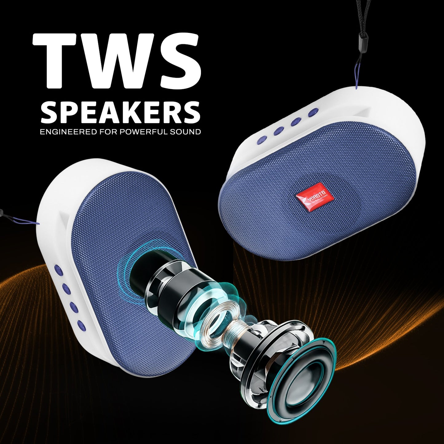 Portable Bluetooth Speaker High Bass YOROTO A012 Wireless Speaker