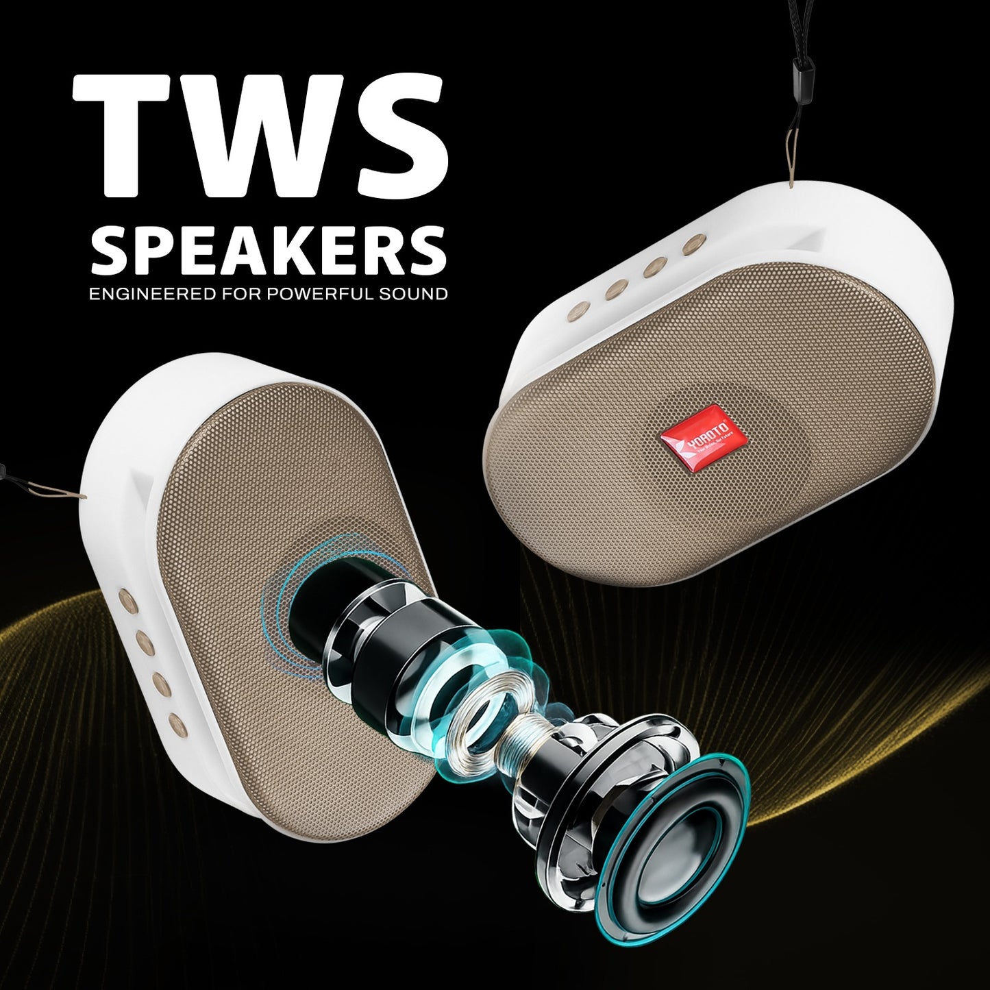 Portable Bluetooth Speaker High Bass YOROTO A012 Wireless Speaker