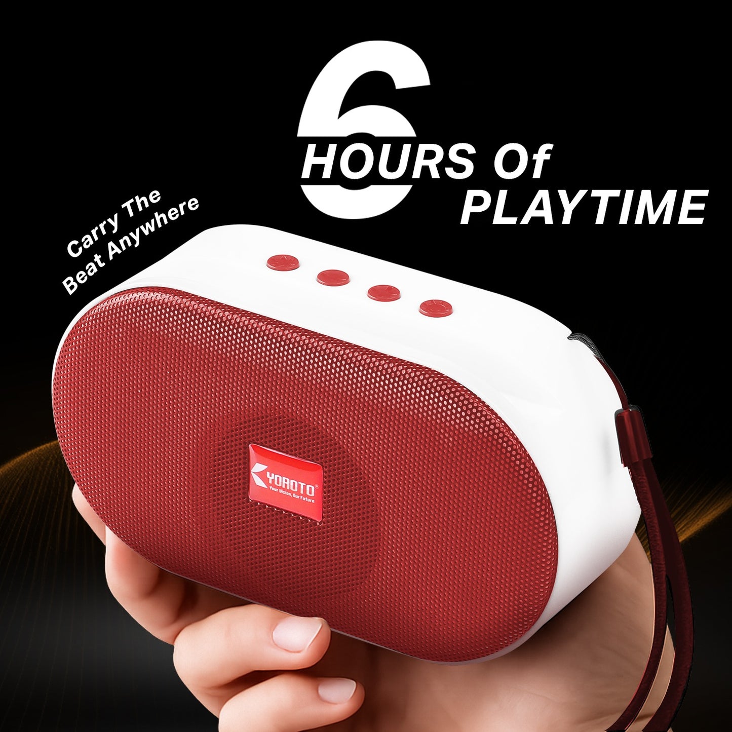 Portable Bluetooth Speaker High Bass YOROTO A012 Wireless Speaker