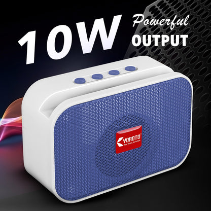 Bluetooth Speaker 10W High Bass YOROTO Portable Thunder Sound Blue Stereo Speaker A011