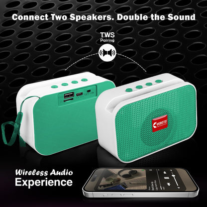 Bluetooth Speaker 10W High Bass YOROTO Portable Thunder Sound Blue Stereo Speaker A011