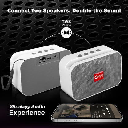 Bluetooth Speaker 10W High Bass YOROTO Portable Thunder Sound Blue Stereo Speaker A011