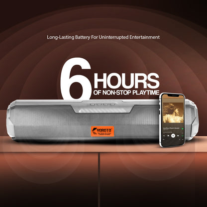 Wireless Bluetooth Speaker 20W 6H Playback TWS Pairing All-In-One Connectivity YOROTO SP-43