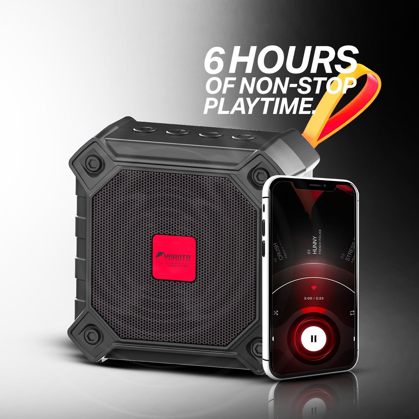 Wireless Bluetooth Speaker 8W TWS 10M Range Portable Speaker YOROTO YO-352