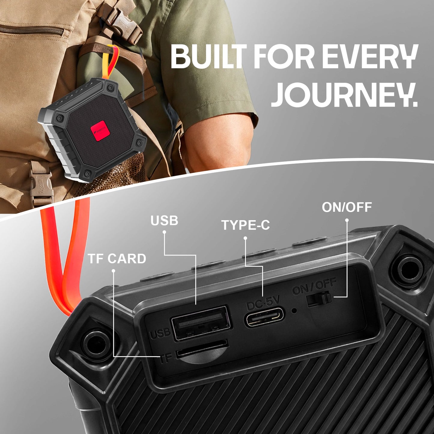 Wireless Bluetooth Speaker 8W TWS 10M Range Portable Speaker YOROTO YO-352