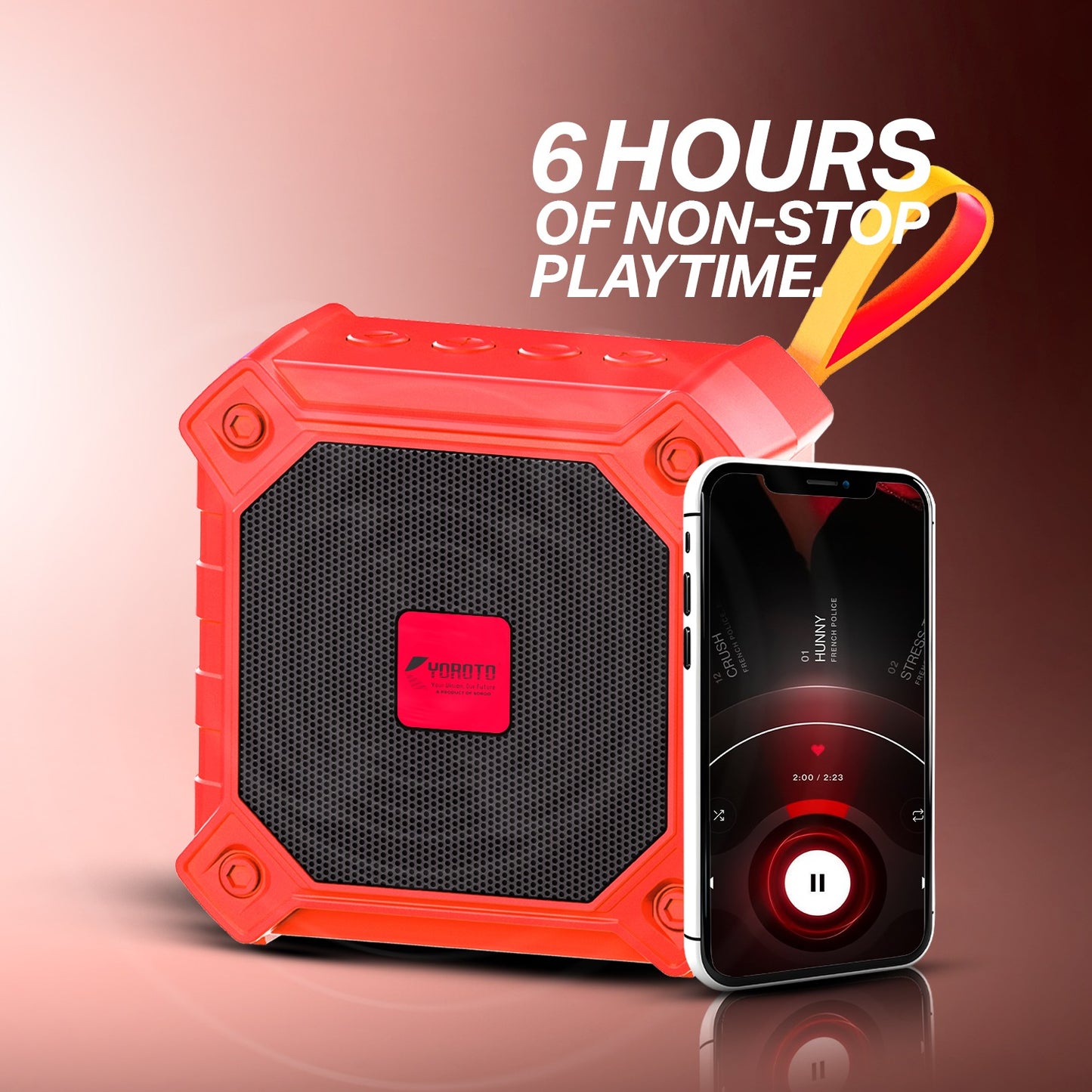 Wireless Bluetooth Speaker 8W TWS 10M Range Portable Speaker YOROTO YO-352