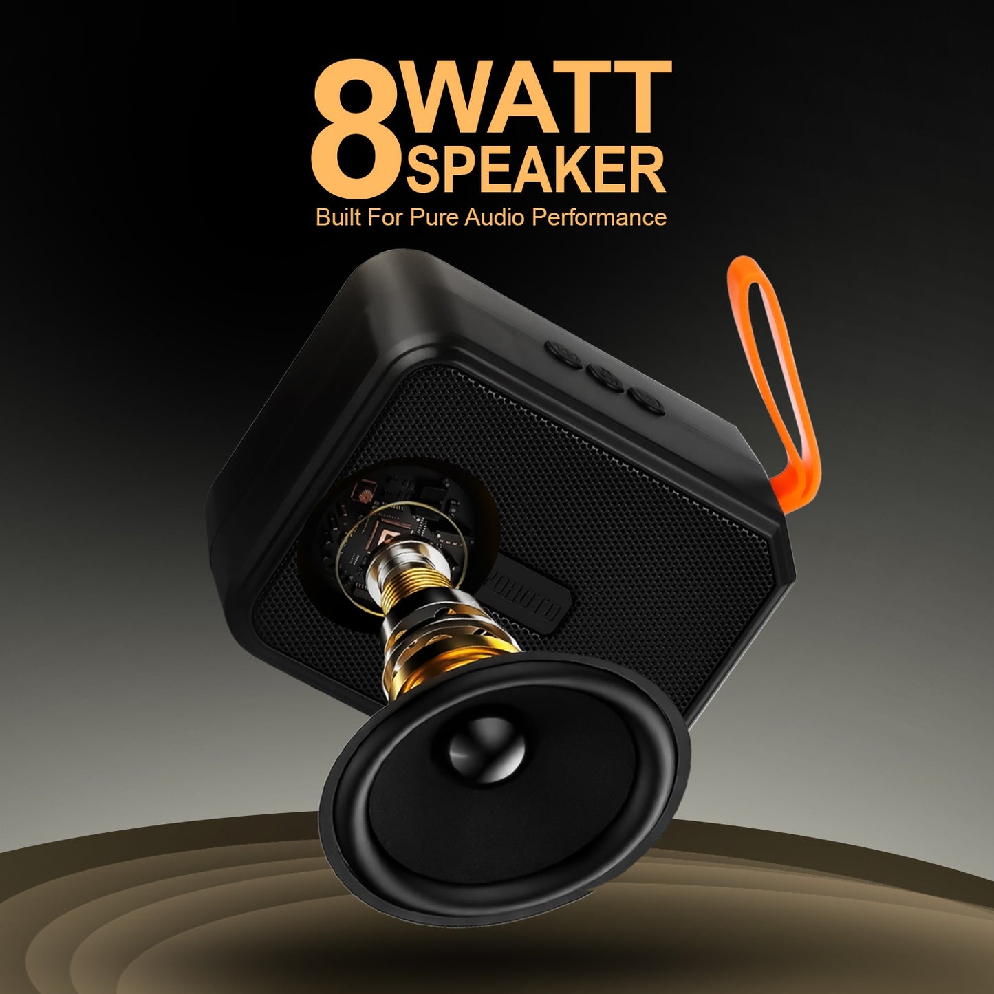 Wireless Bluetooth Speaker 8W 6H Playback TWS Pairing All-In-One Connectivity YOROTO YO-353