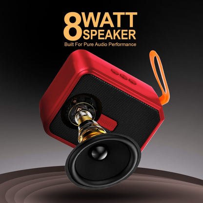 Wireless Bluetooth Speaker 8W 6H Playback TWS Pairing All-In-One Connectivity YOROTO YO-353