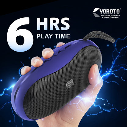 Wireless Bluetooth Speaker 20W Thunder Sound YOROTO YO-364 BTL High Bass Portable Speaker Green