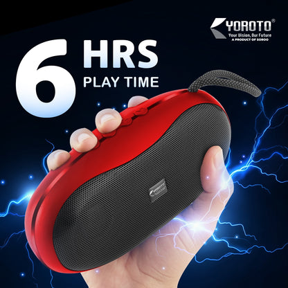 Wireless Bluetooth Speaker 20W Thunder Sound YOROTO YO-364 BTL High Bass Portable Speaker Green