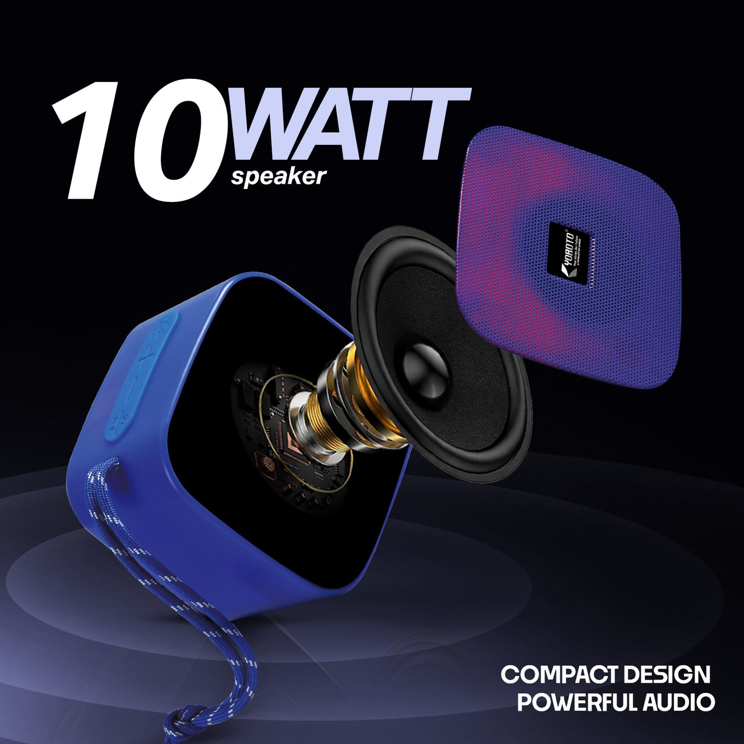 Wireless Bluetooth Speaker 10W RGB Light TWS Portable Speaker YOROTO YO-365