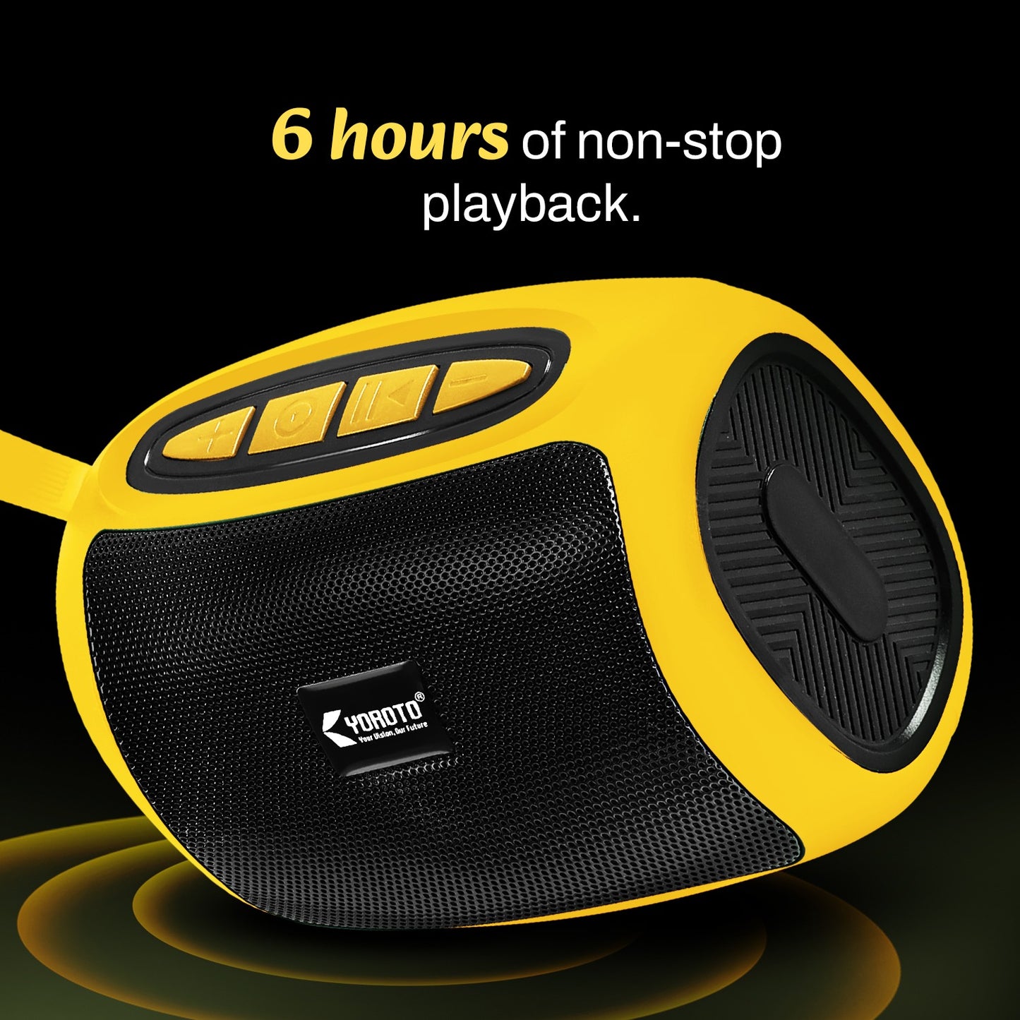Wireless Bluetooth Speaker 12W TWS 6H Playback USB TF Card YOROTO YO-373-BT
