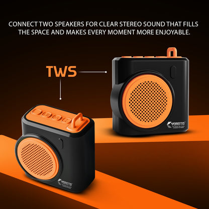 Wireless Bluetooth Speaker 12W TWS 6 Hours Playback YOROTO YO-383