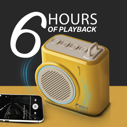 Wireless Bluetooth Speaker 12W TWS 6 Hours Playback YOROTO YO-383