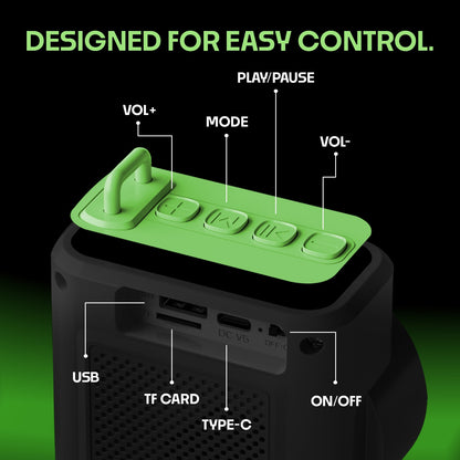 Wireless Bluetooth Speaker 12W TWS 6 Hours Playback YOROTO YO-383
