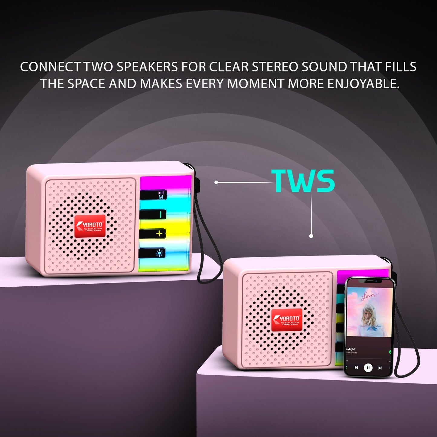 Wireless Bluetooth Speaker 10W – Immersive Sound & TWS YOROTO YO-384