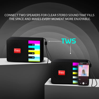 Wireless Bluetooth Speaker 10W – Immersive Sound & TWS YOROTO YO-384