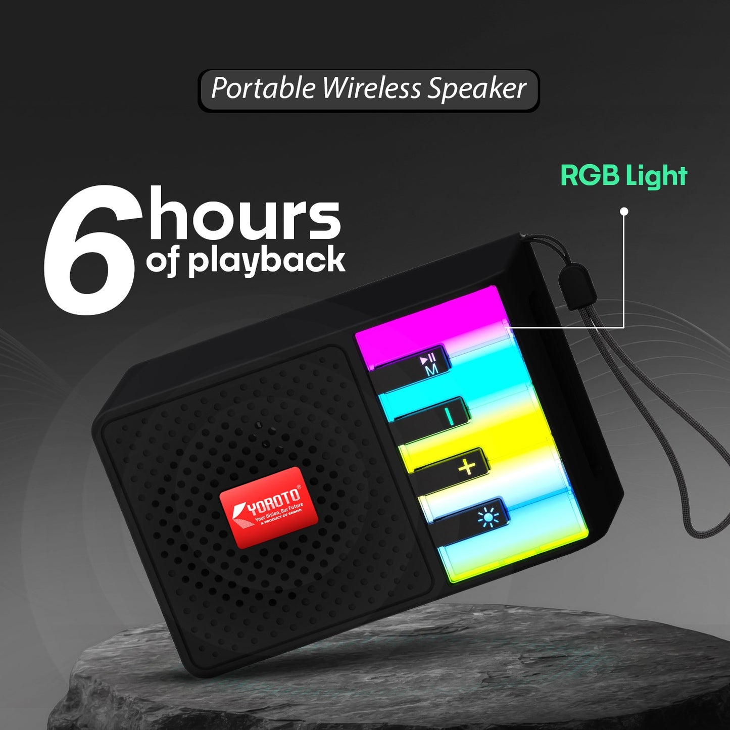 Wireless Bluetooth Speaker 10W – Immersive Sound & TWS YOROTO YO-384