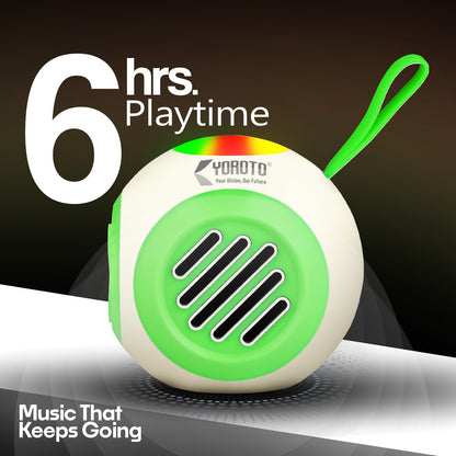 Wireless Bluetooth Speaker 12W 6H Playtime TWS Pairing All-In-One Connectivity YOROTO YO-390
