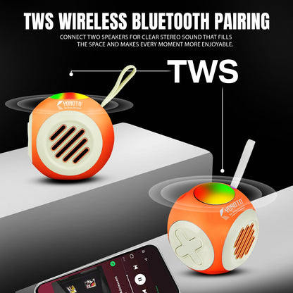 Wireless Bluetooth Speaker 12W 6H Playtime TWS Pairing All-In-One Connectivity YOROTO YO-390