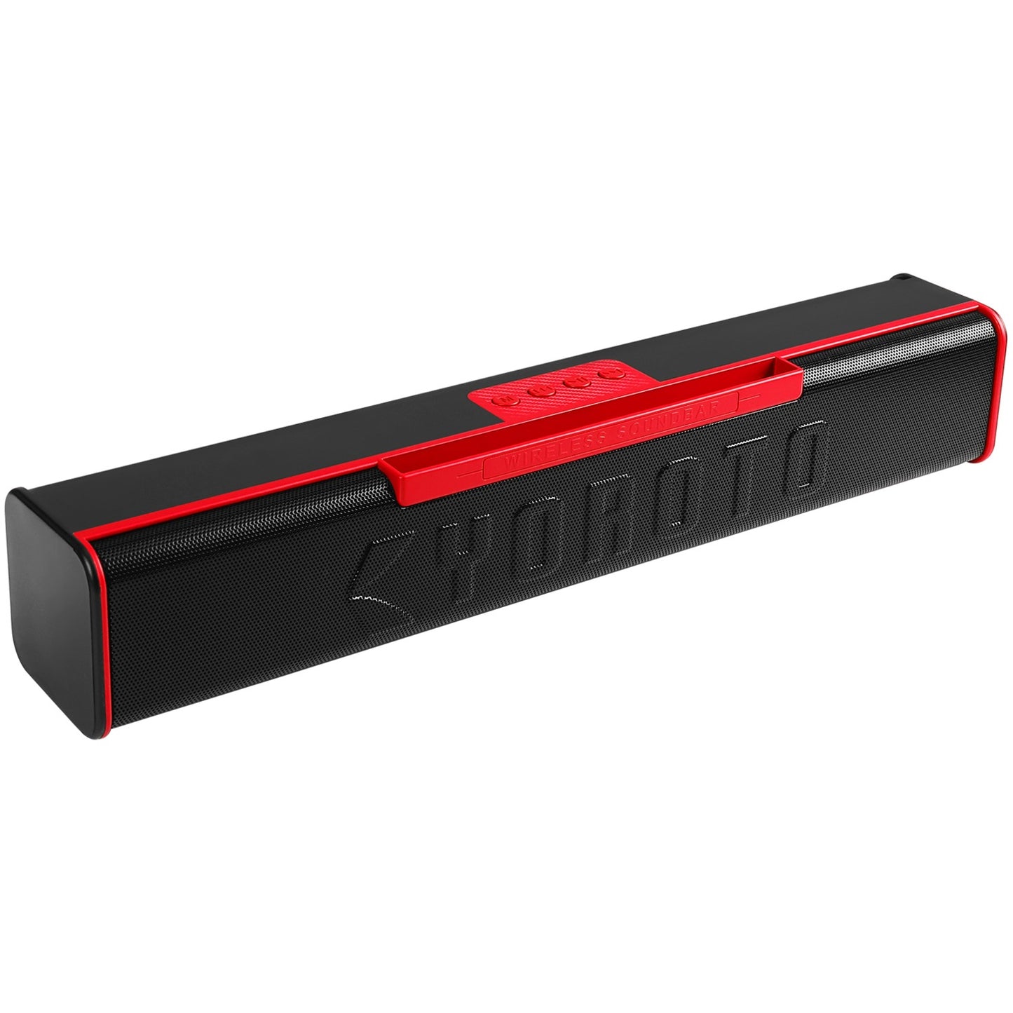 Wireless Bluetooth Soundbar 20W RGB Light Punchy Bass Speaker Blue Black YOROTO YO-413BTL