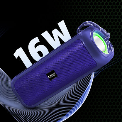 Wireless Boombox Bluetooth Speaker 16W RGB Effects Extra Bass Boost Black YOROTO YO-430-BTL