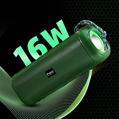 Wireless Boombox Bluetooth Speaker 16W RGB Effects Extra Bass Boost Black YOROTO YO-430-BTL