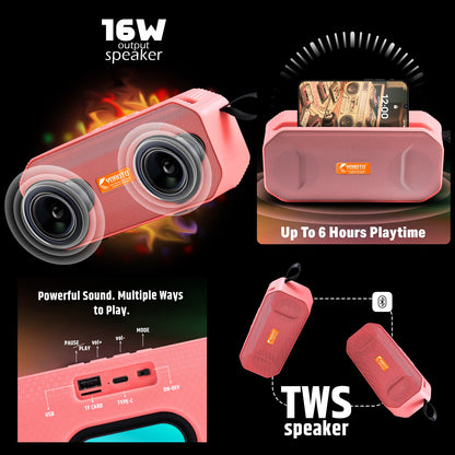 Wireless Party Speaker 16W – Thunder Sound & High Bass YOROTO YO-441-BTL