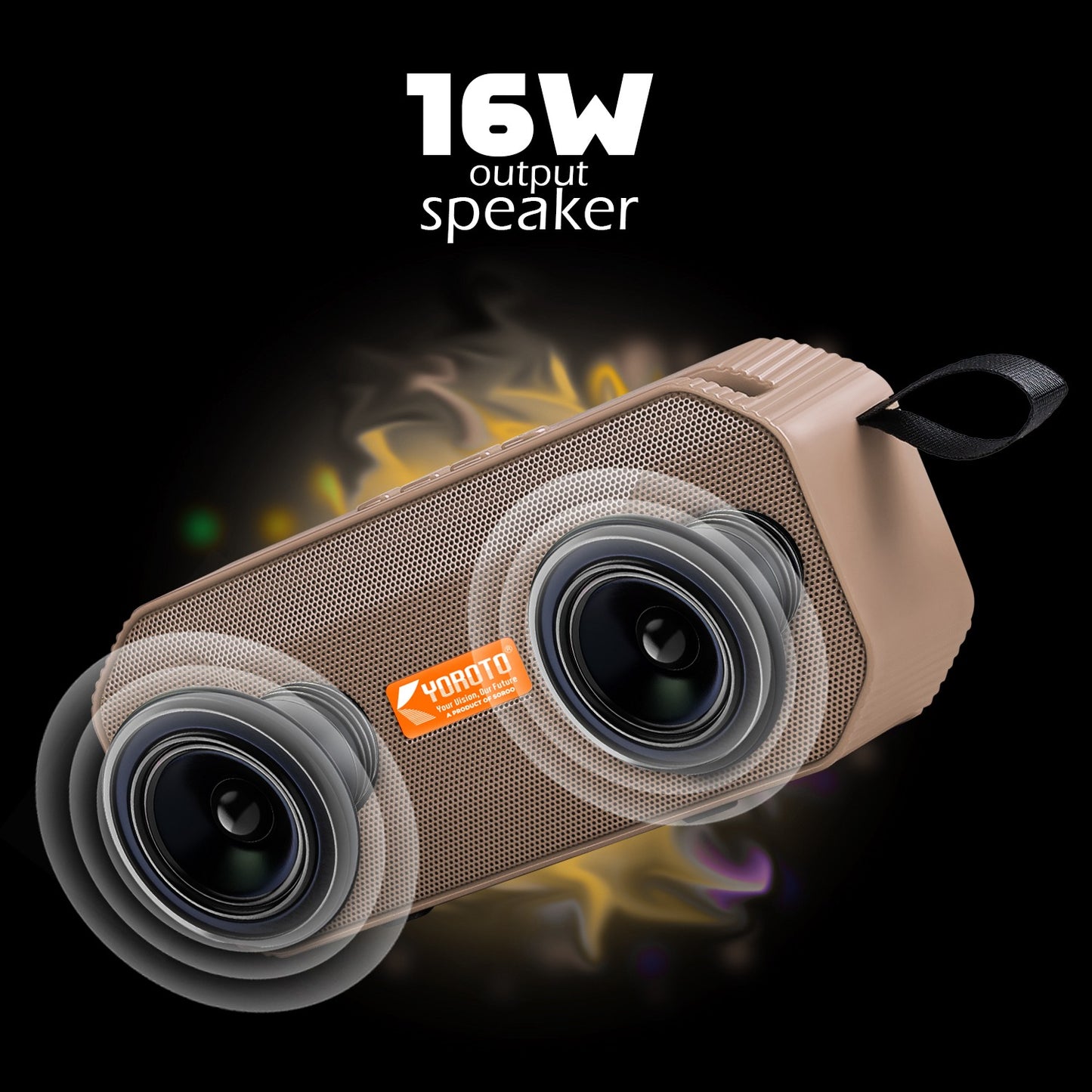 Wireless Party Speaker 16W – Thunder Sound & High Bass YOROTO YO-441-BTL