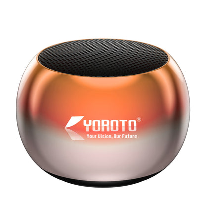 Mini Wireless Bluetooth Speaker 6W Crystal Clear Sound Metallic Body YOROTO YO-MTUNE1